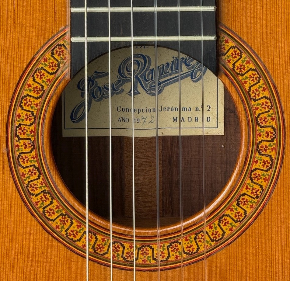1972 Jose Ramirez Estudio Classical an aged 54 year old Madrid made example !