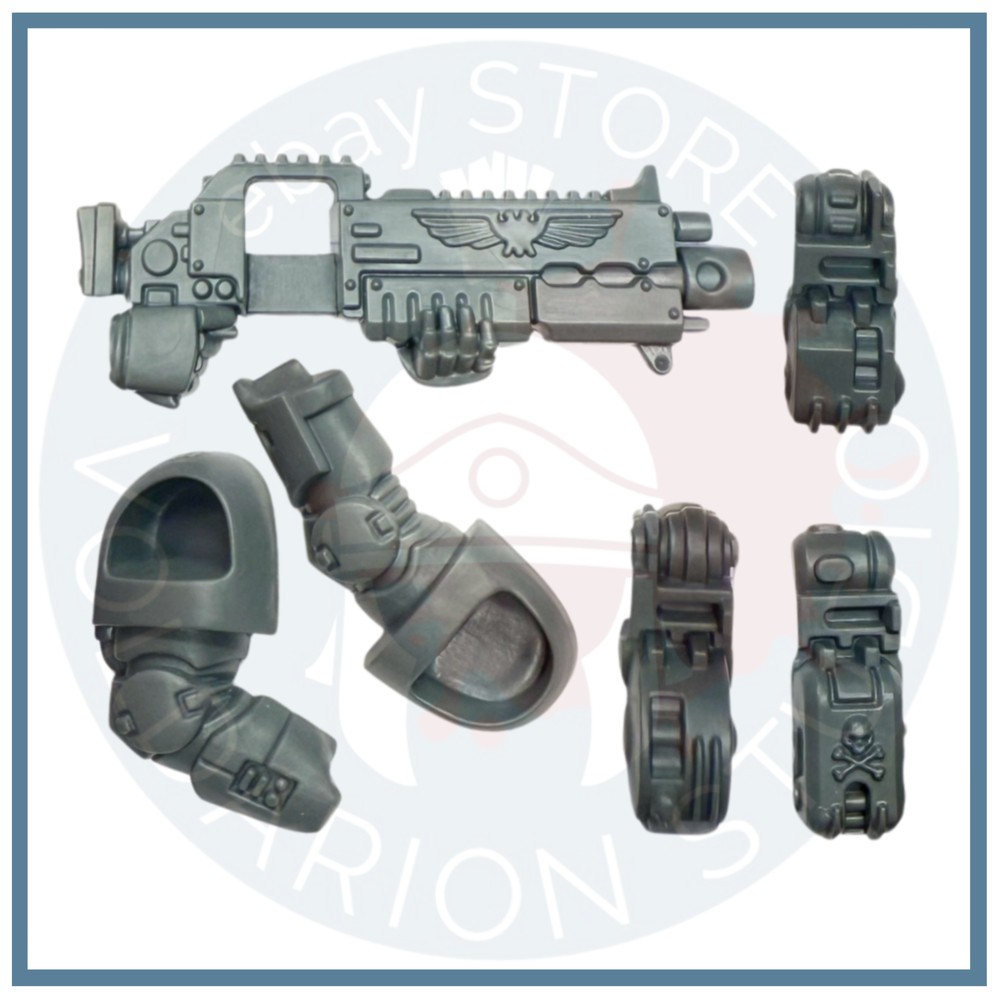 Heavy Intercessors Bits - HEAVY BOLT RIFLE BITS B - Space Marines - 40K