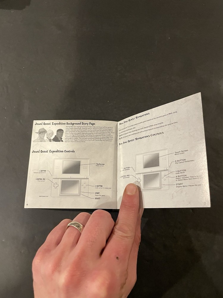 quest trio ds Manual only