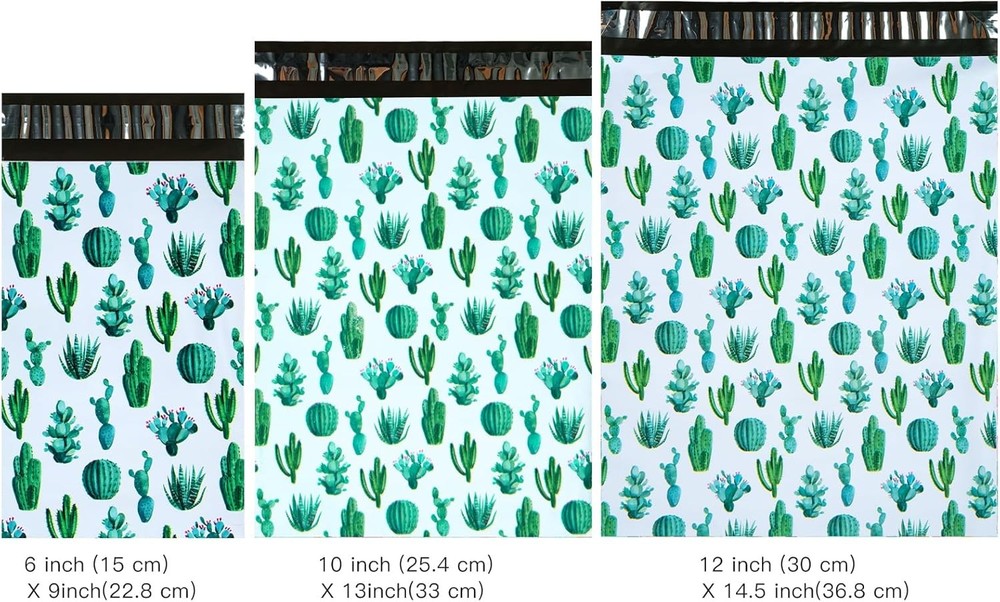 30 Pack Spring Flower Poly Mailer Shipping Bags 3 Sizes