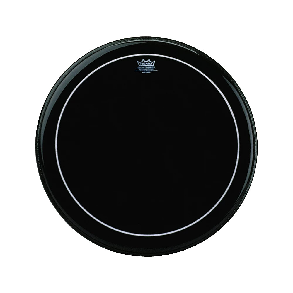 Remo Ebony Pinstripe Tom Head 18 in.