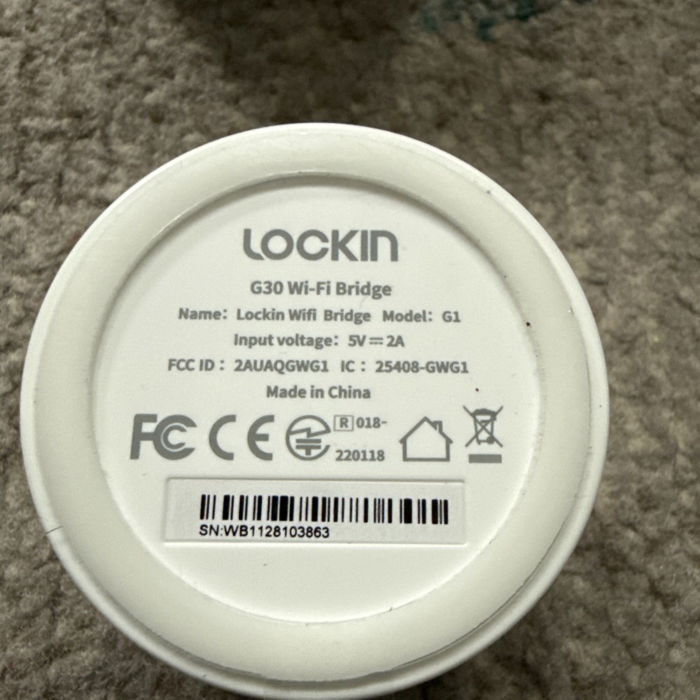 Lockin Wi-Fi Gateway Bridge & Electronic Lock Component for Smart Locks