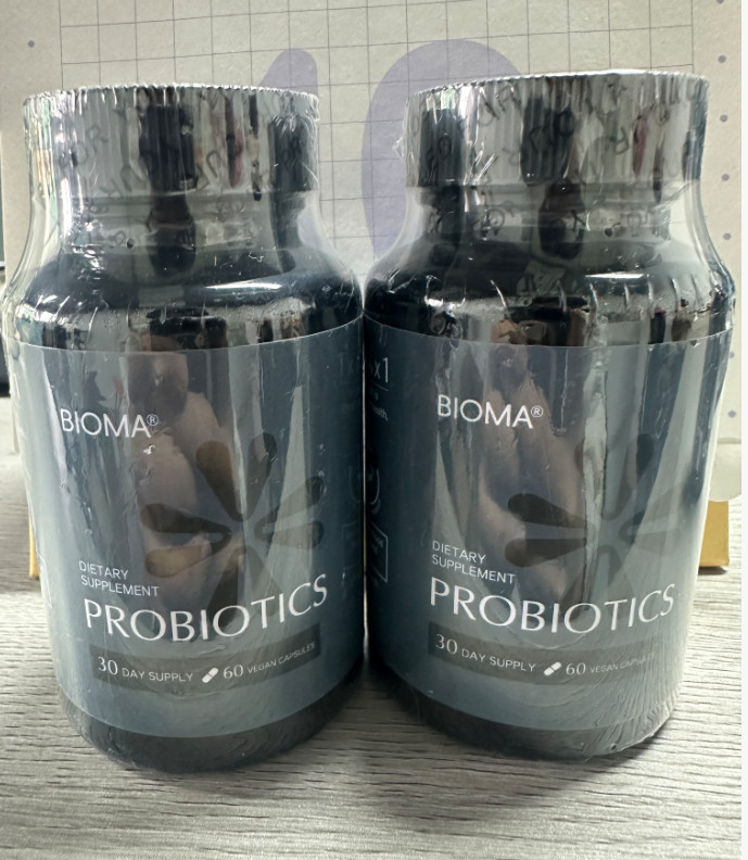BIOMA Probiotics Digestive Health Gut Support for Men & Women 60 Capsules-3 Pack
