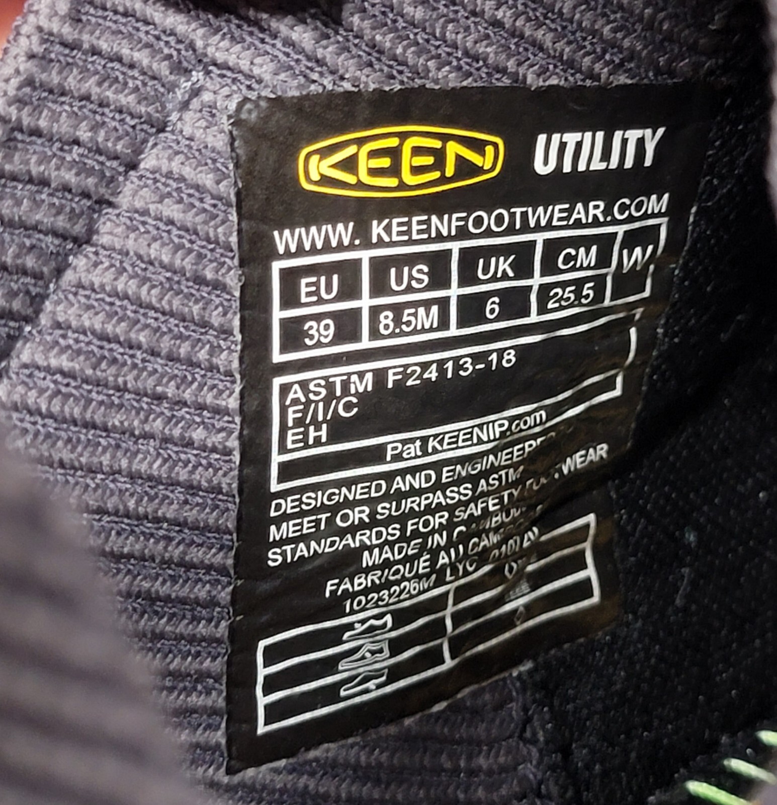 Keen Utility 2 Sport Safety Steel Toe Work Shoes Women's 8.5M