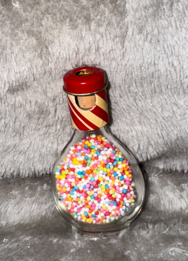 Vintage Glass Candy Container