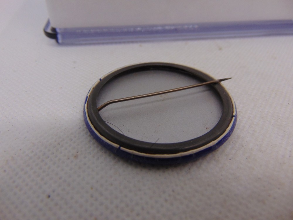 Vintage Pinback Pin Button ETA Veri Tech Does It Software Computer 1 3/4"