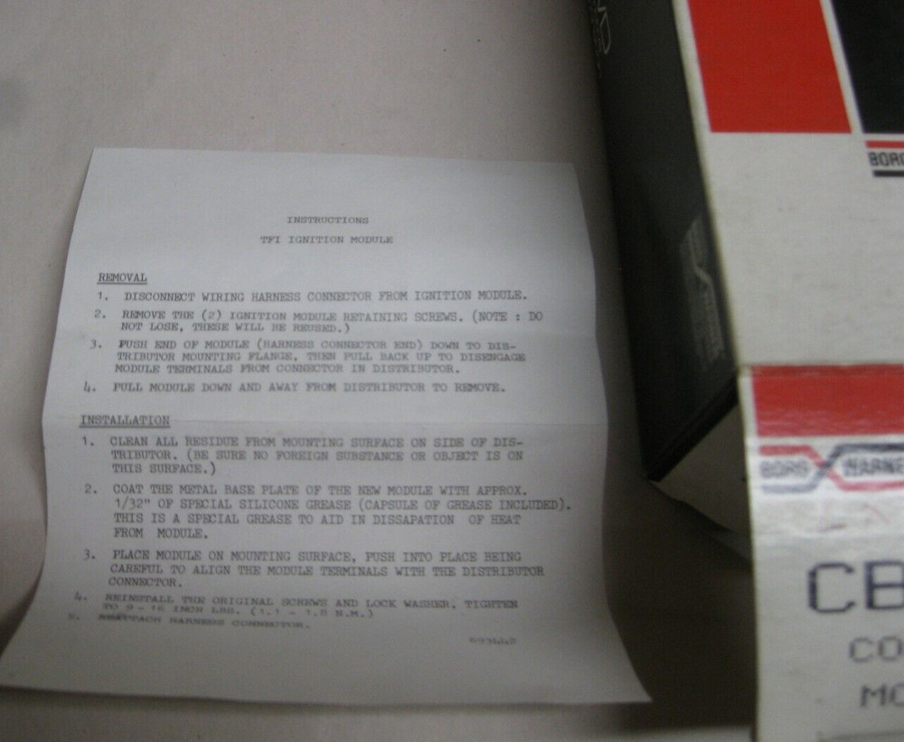 BWD CBE34 ignition control module (fits various Ford / Mercury applications)