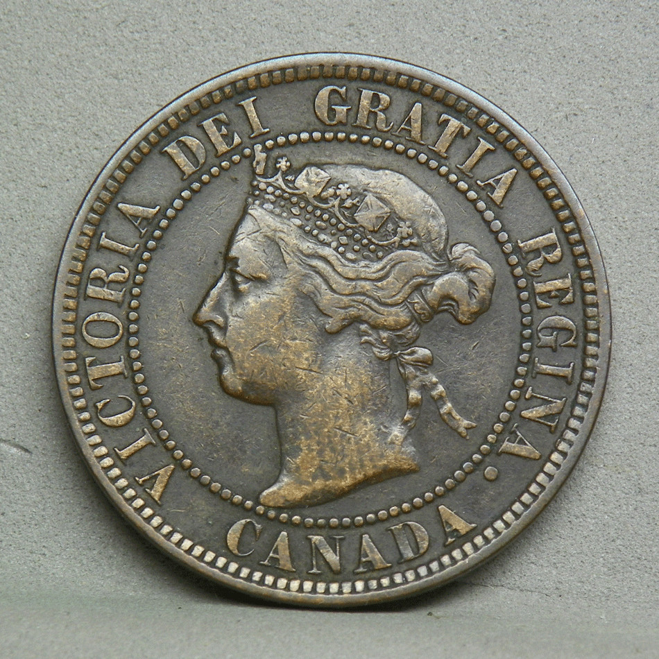 1900 CANADA 1 CENT,  VF (ACC#35)