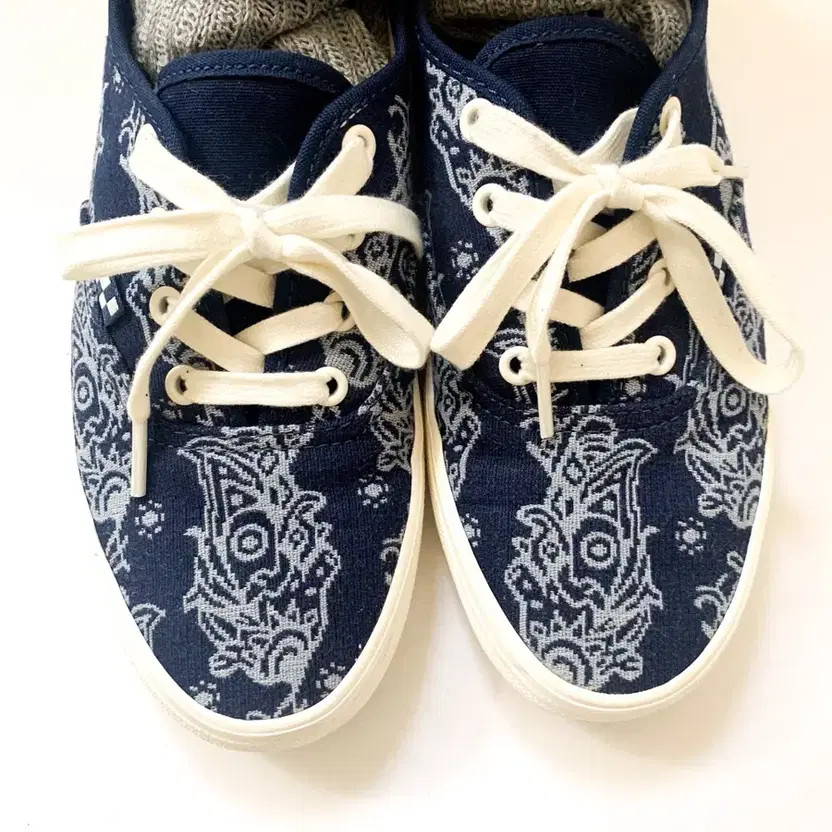 Vans Paisley Pattern Sneakers 240mm Navy Official