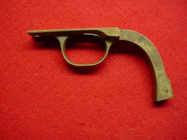 Muzzleloader Revolver - Brass Backstrap & Trigger Guard- Nice !!  (C)