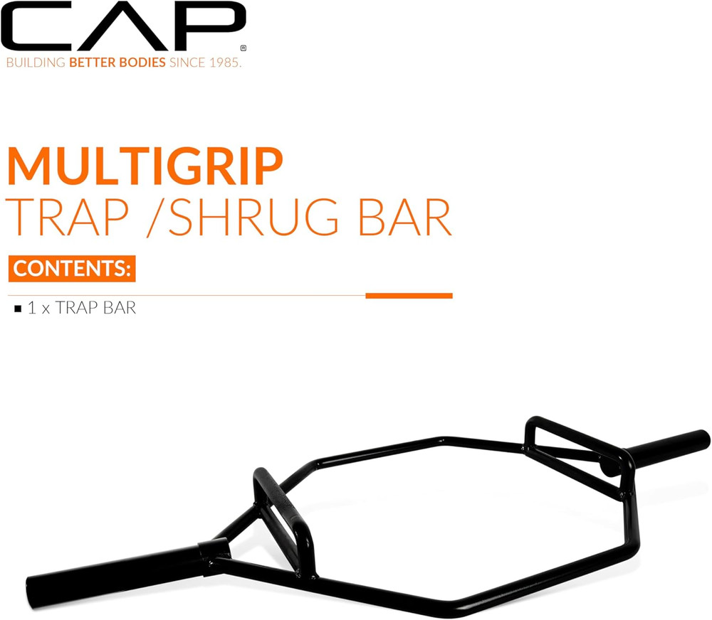 CAP Barbell Olympic Trap Bar | Multiple Grip Options