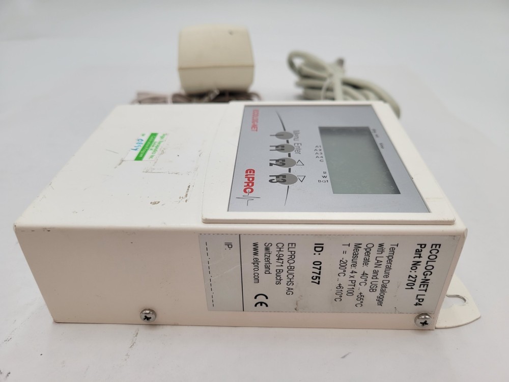 Ecolog-NET LP4 2701 4-Channel Temperature Data Logger 2 Digital Inputs 24VDC