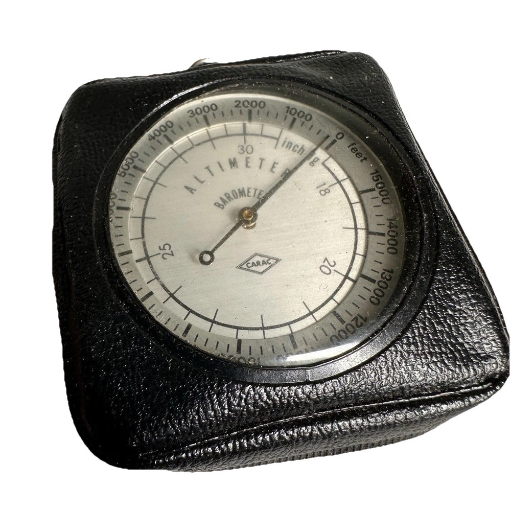 Barometer Altimeter Pocket Leather Case Japan