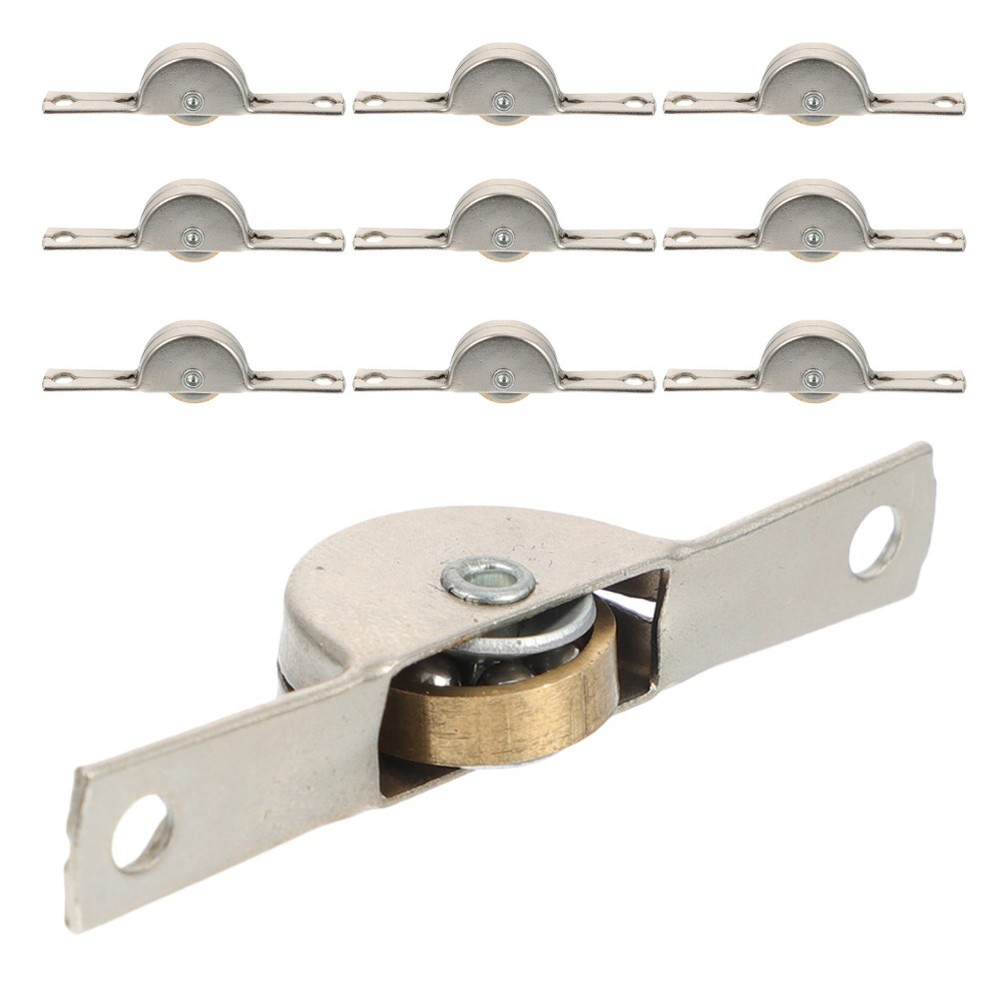 10 Pcs Sliding Door Replacement Rollers Cabinets Doors Pulleys for