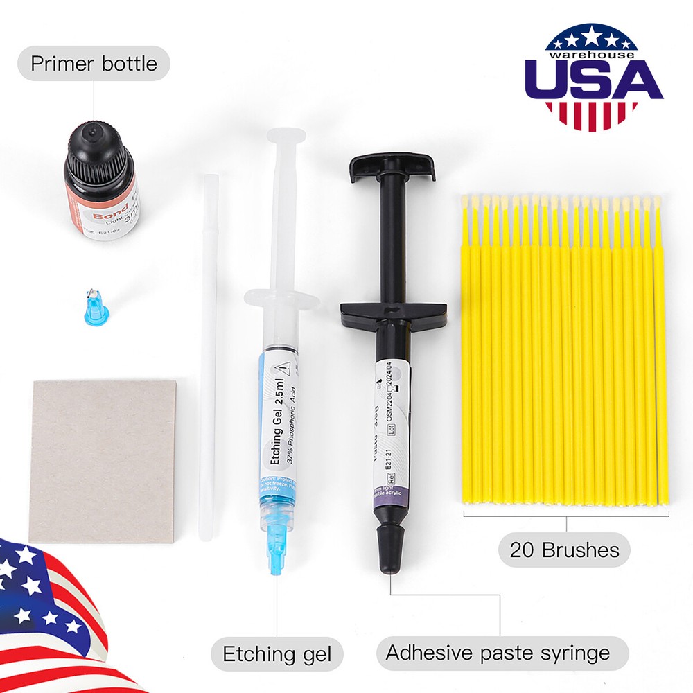 Dental Orthodontic Light Cure Brackets Bonding Adhesive Bonding System