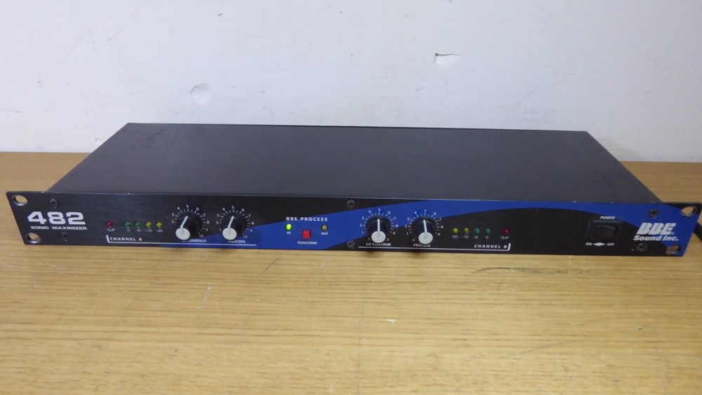 BBE Sound 482 Stereo Sonic Maximizer Karaoke Mic Guitar Processor Rack-mount