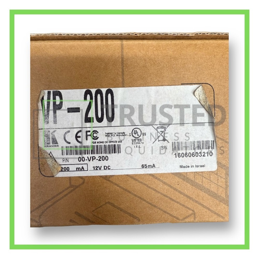 Kramer VP-200 1:2 High-Resolution VGA Distribution Amplifier