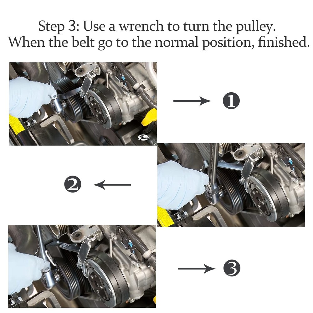 91031 Stretch Belt Installation Engine Tool, Compatible with Subaru Impreza Fore