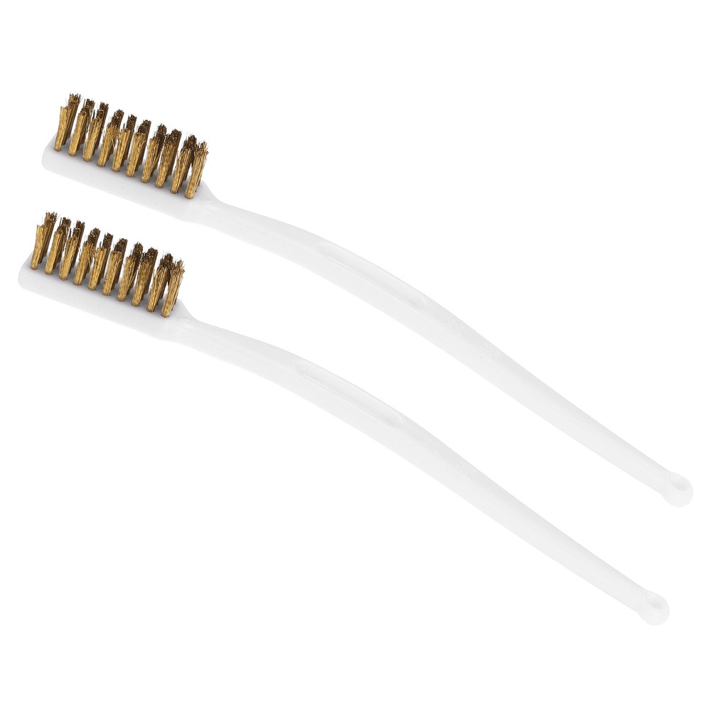 2PCS 3D Printer Nozzle Brush Brass Wire Toothbrush White