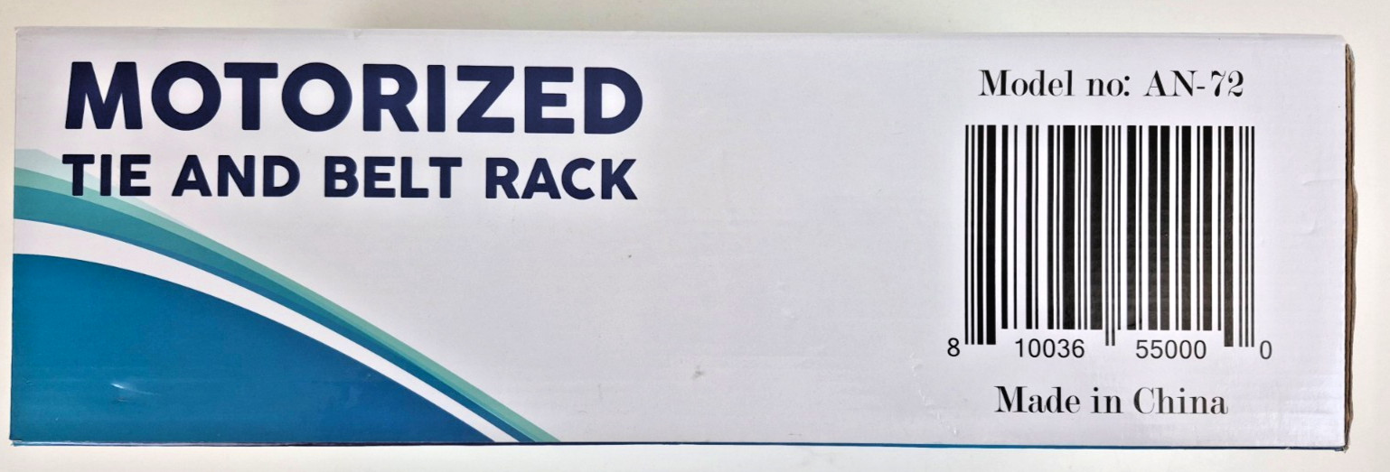 Genuine Aniva 72 Tie and 8 Belt Motorized Rack