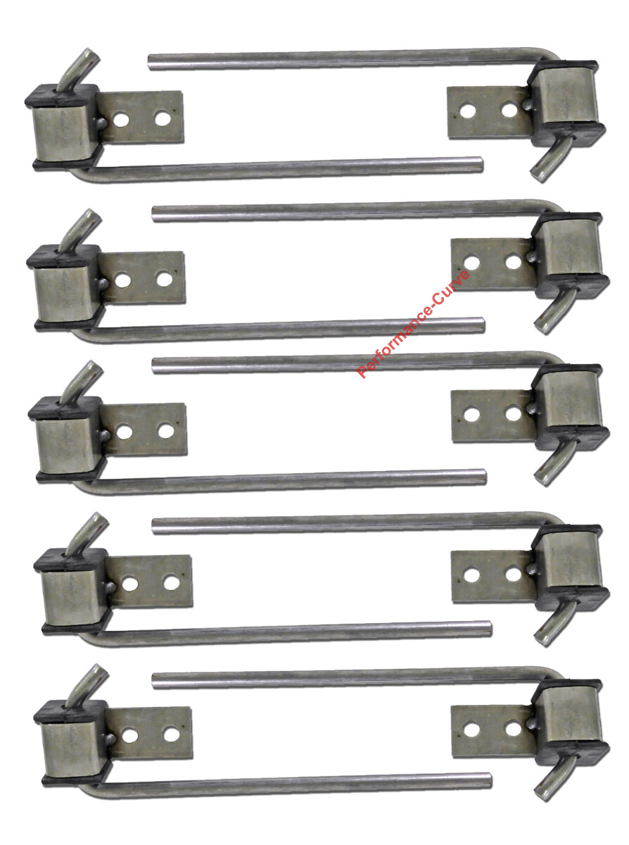 Southern Swinger Custom Exhaust Hanger - 45° Bend - 3/8" Rod 10" Long - (Qty 10