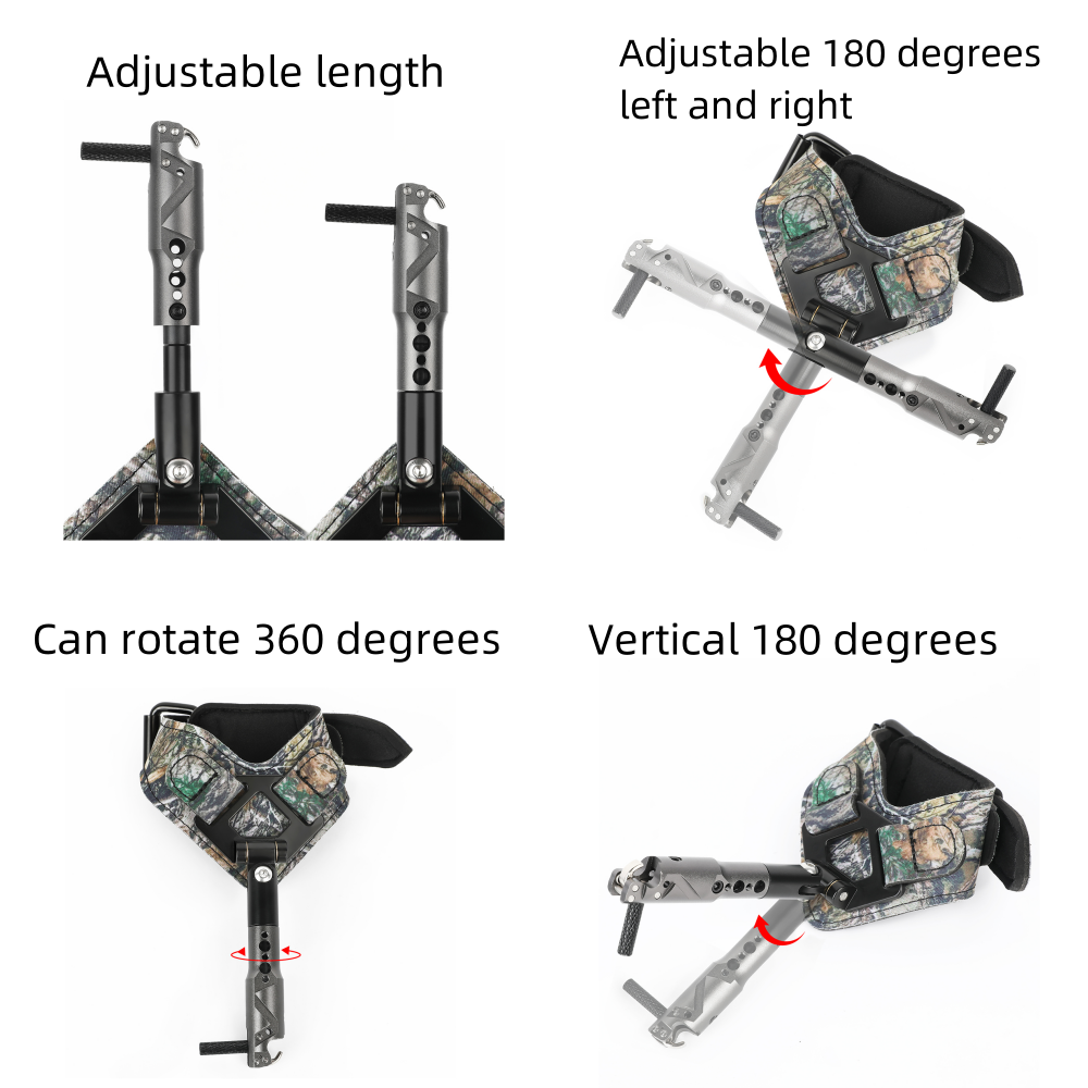 Compound Bow Wrist Release Aids Adjustable Trigger Strap Caliper Archery Hunting