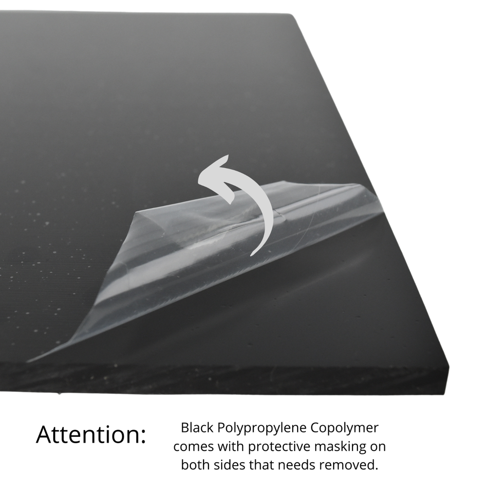 Polypropylene Copolymer (PPC) Plastic Sheet, Various Sizes and Thicknesses