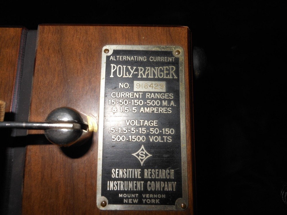 Sensitive Research Instrument Corp. Polyranger Universal AC/DC MODEL A