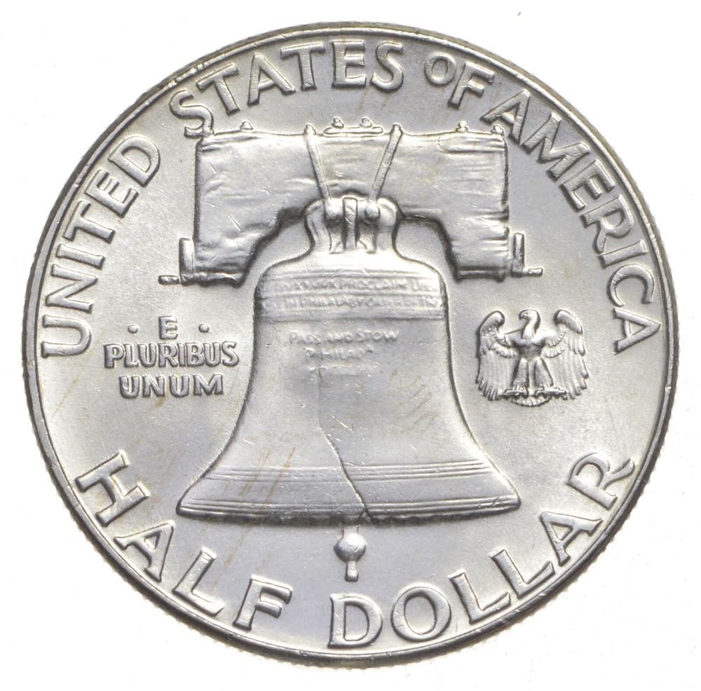 Choice Unc 1955 Franklin Half Dollar Gem BU From Original Roll