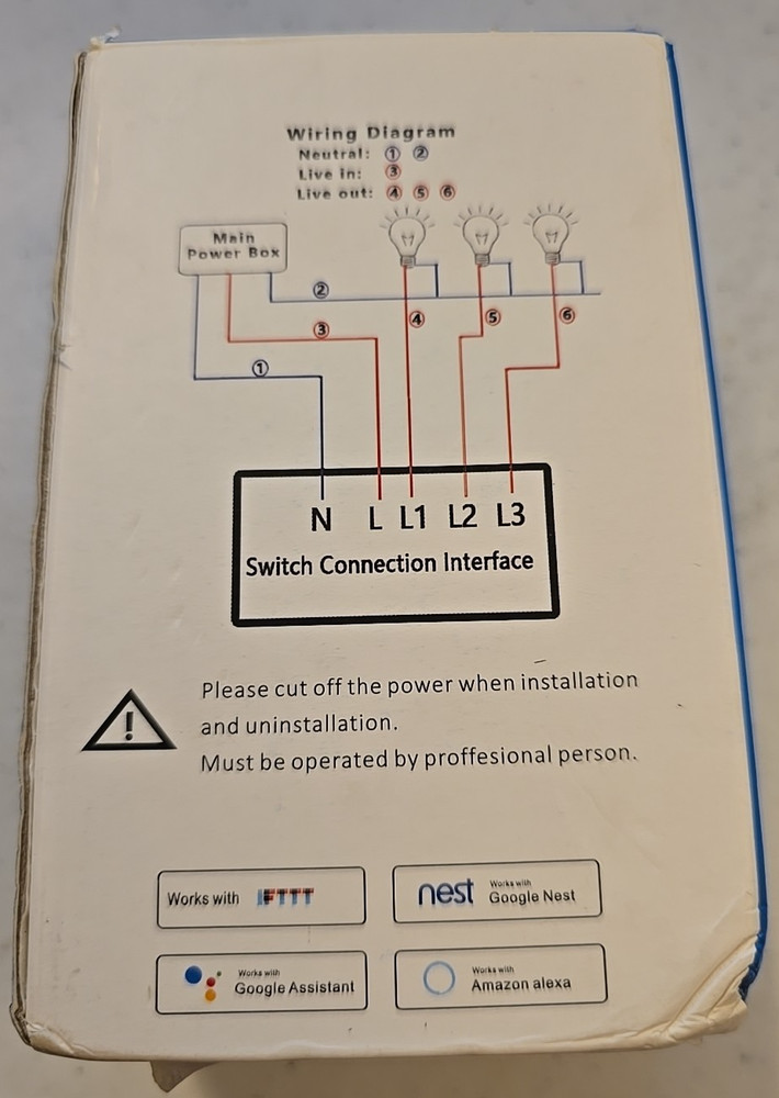 WiFi Touch Switch Two Color Statue Light *NEW*