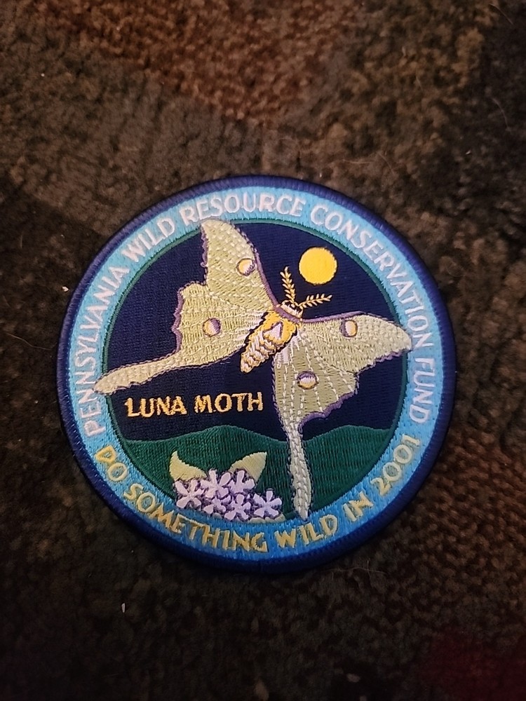 2001 Luna Moth Pennsylvania Wild Resource Conservation Patch