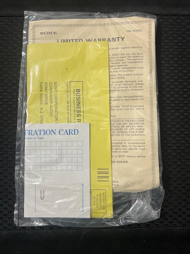 Old School Sony Equalizer car audio