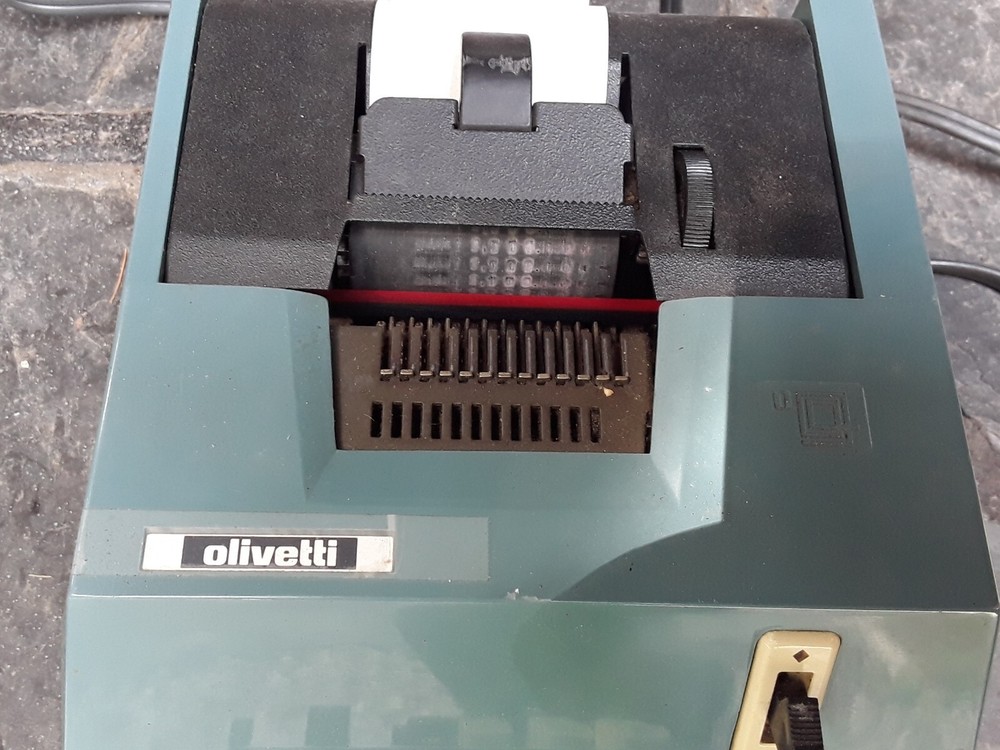olivetti adding machine