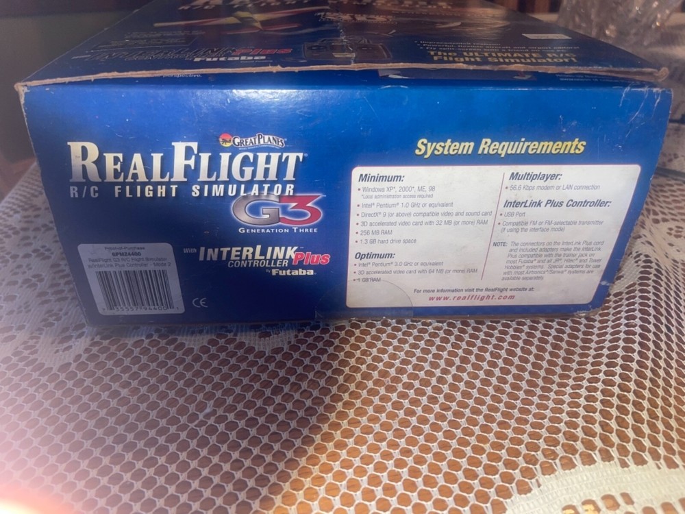 REAL FLIGHT RC FLIGHT SIMULATOR G3 REMOTE GPMZ4400