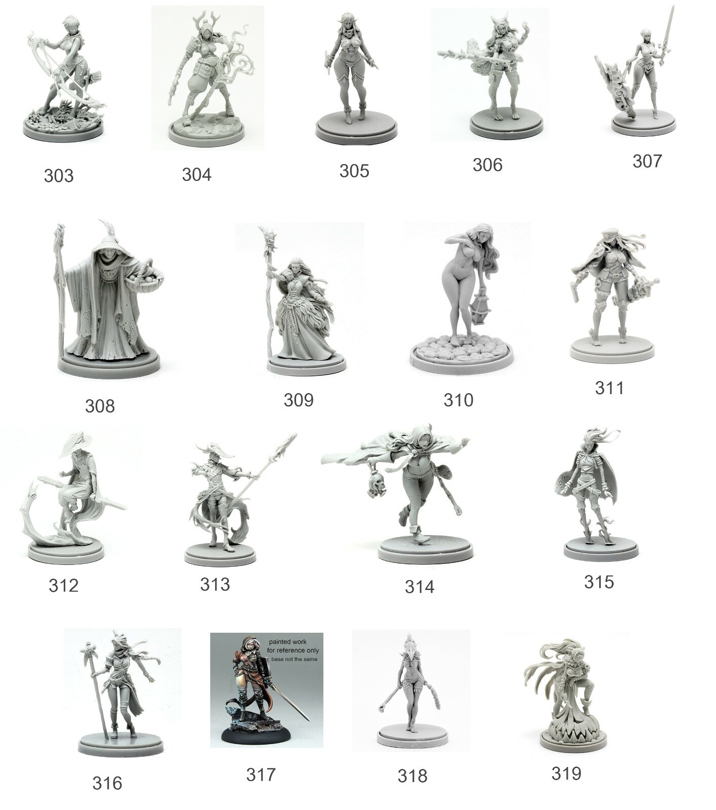 3-6-10-20-30-50 PCS, You Choose From 150 kingdom death Models 30mm Resin Unbuild