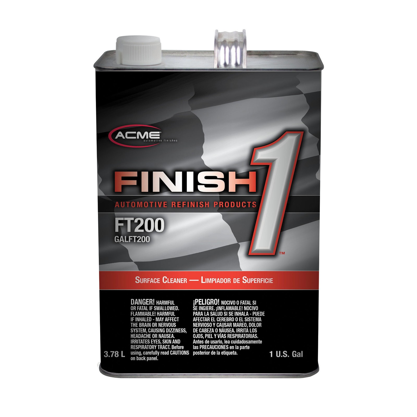 Acme Finish 1 FT200-1 Auto Body Paint Prep Surface Cleaner (Gallon)