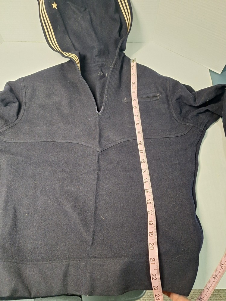 WW ll Navy Cracker Jack Top, Wool, Navy Memorabilia