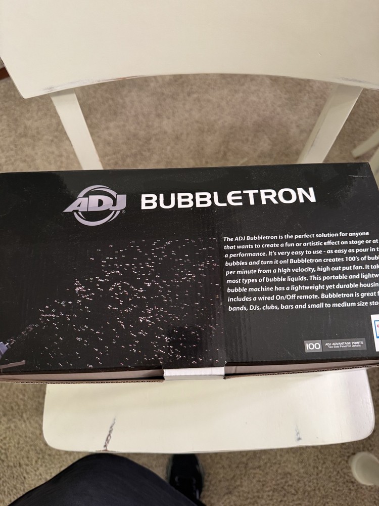 ADJ Bubbletron High-Output Portable Bubble Machine