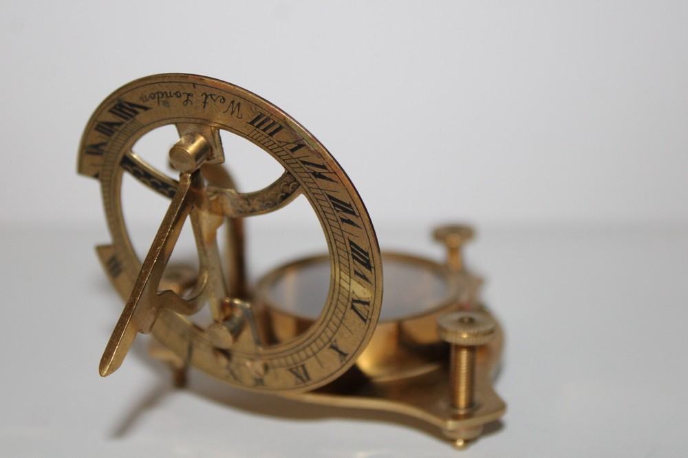 West London Sundial Compass Solid Brass