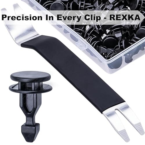 Rexka 101pcs Striker Engine Cover Retainer Clip Compatible with 100pcs+Remover