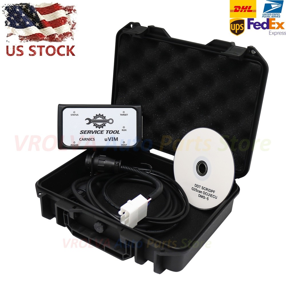 for Doosan Engine Diagnostic Tool UVIM Interface Excavator Scanner Kit