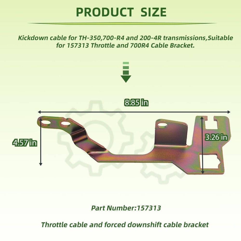 Upgraded Throttle and kickdown Cable Bracket、Throttle Cable Bracket with
