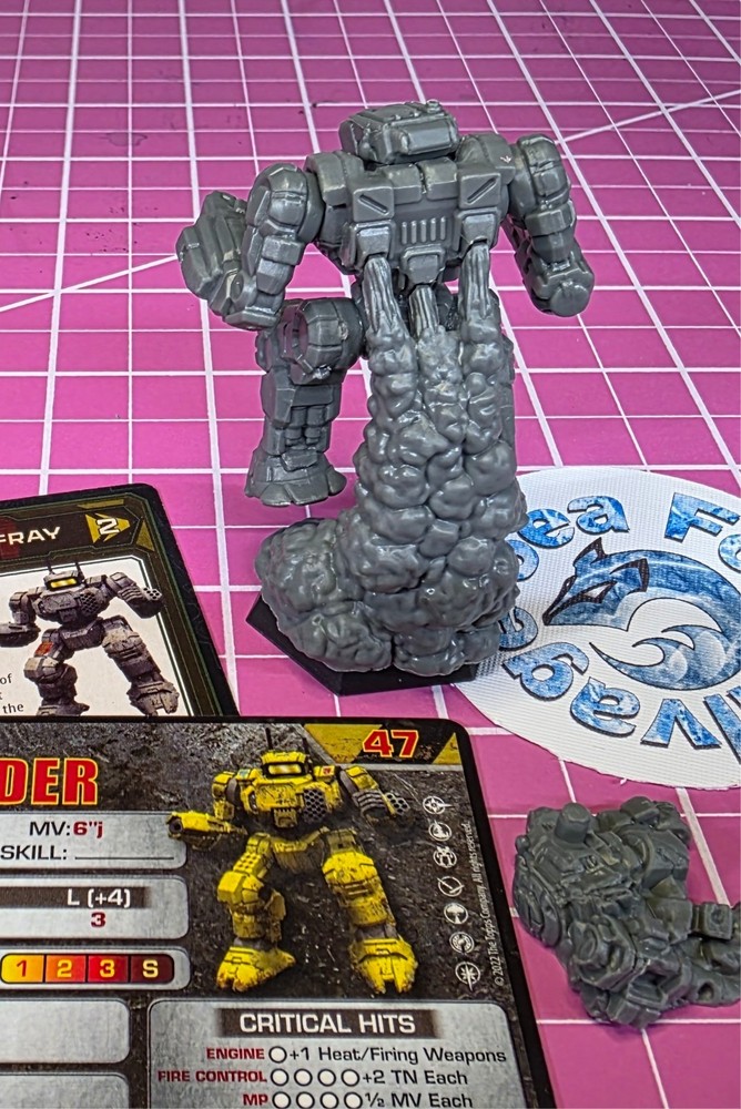 BattleTech Jumping Highlander Mech - Northwind Highlander's Command Lance +Cards