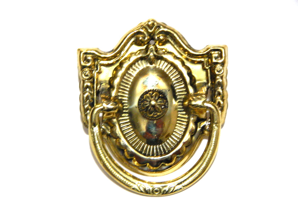 Colonial Revival Depression Shield Drawer Pulls Dresser Chest