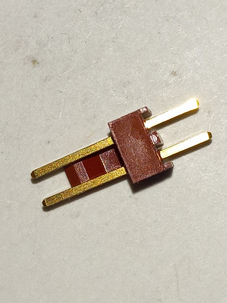 2-pin PCB Mount Speaker Connector For CB Radios Gold Plated Pins