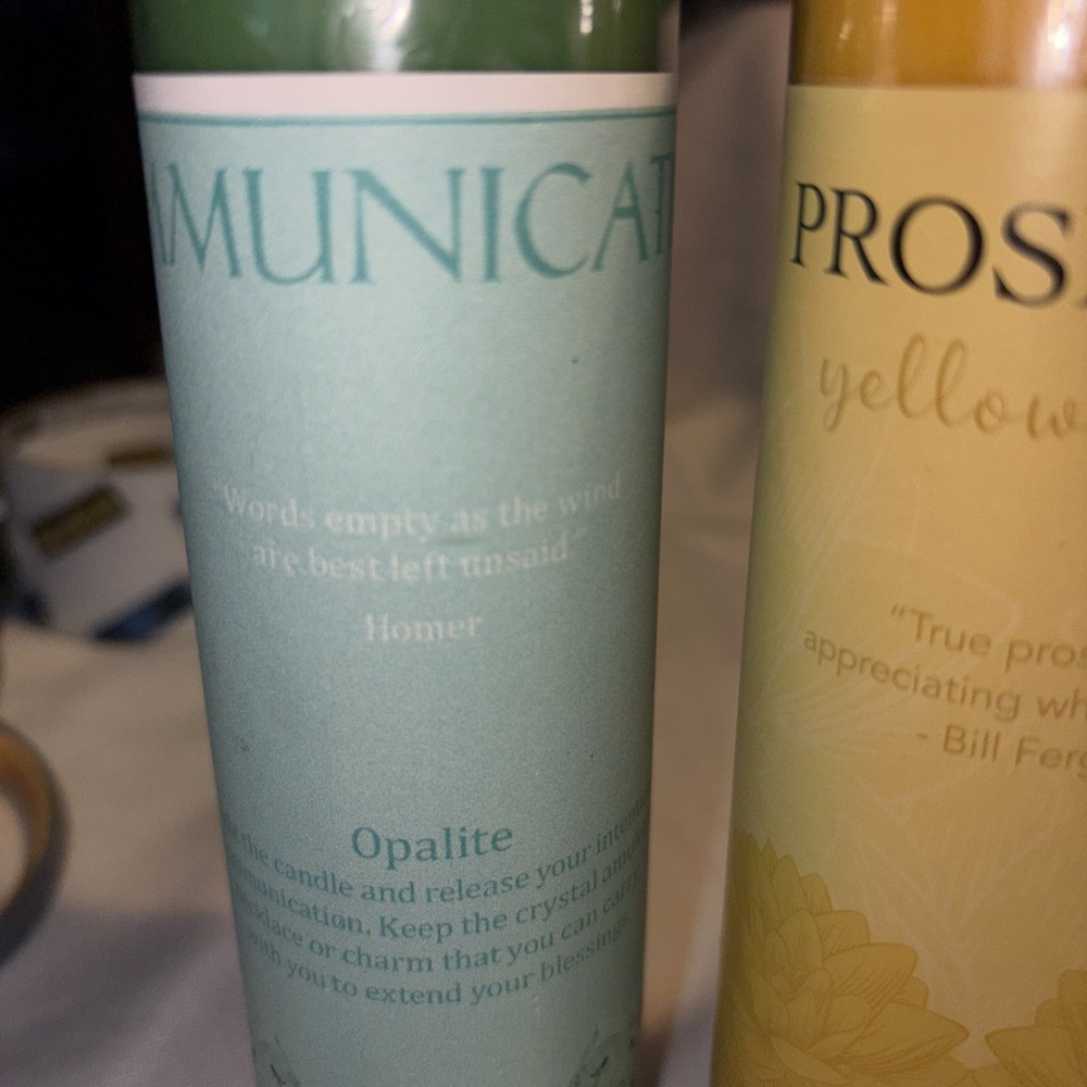 Communication, prosperity, calming,candles