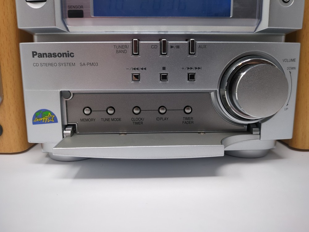 Panasonic SA-PM03 FM/AM /CD Player System Tested and Working, NO Remote