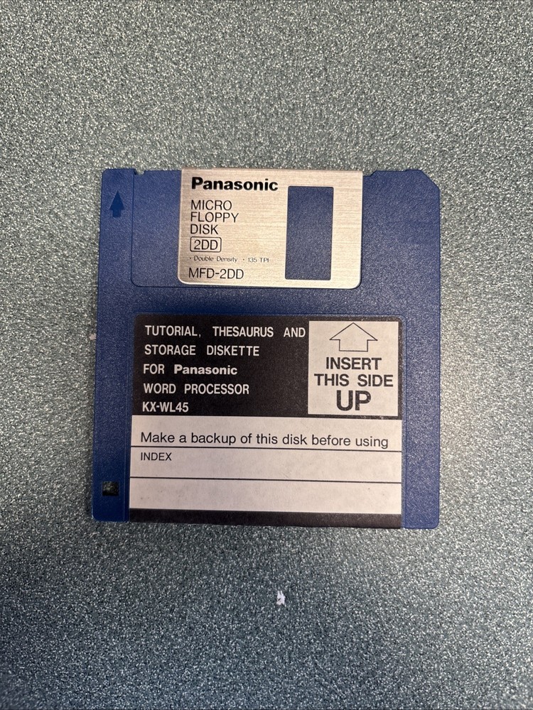 Panasonic Laptop Word Processor KX-WL45 Tested Working!