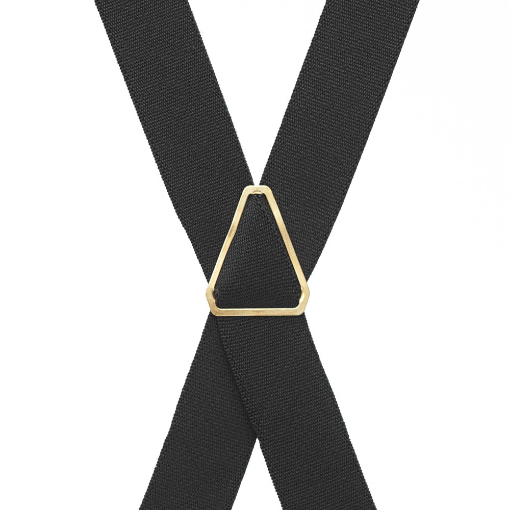 5 Triangle Back Slide Adjusters - 1.25" Suspender Clips Hardware - Nickle Plated