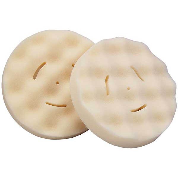 TP Tools 6" Foam Waffle Pads, 2 Pk, #TP-44-076